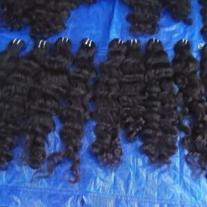 Machine Weft Deep Wavy Hair